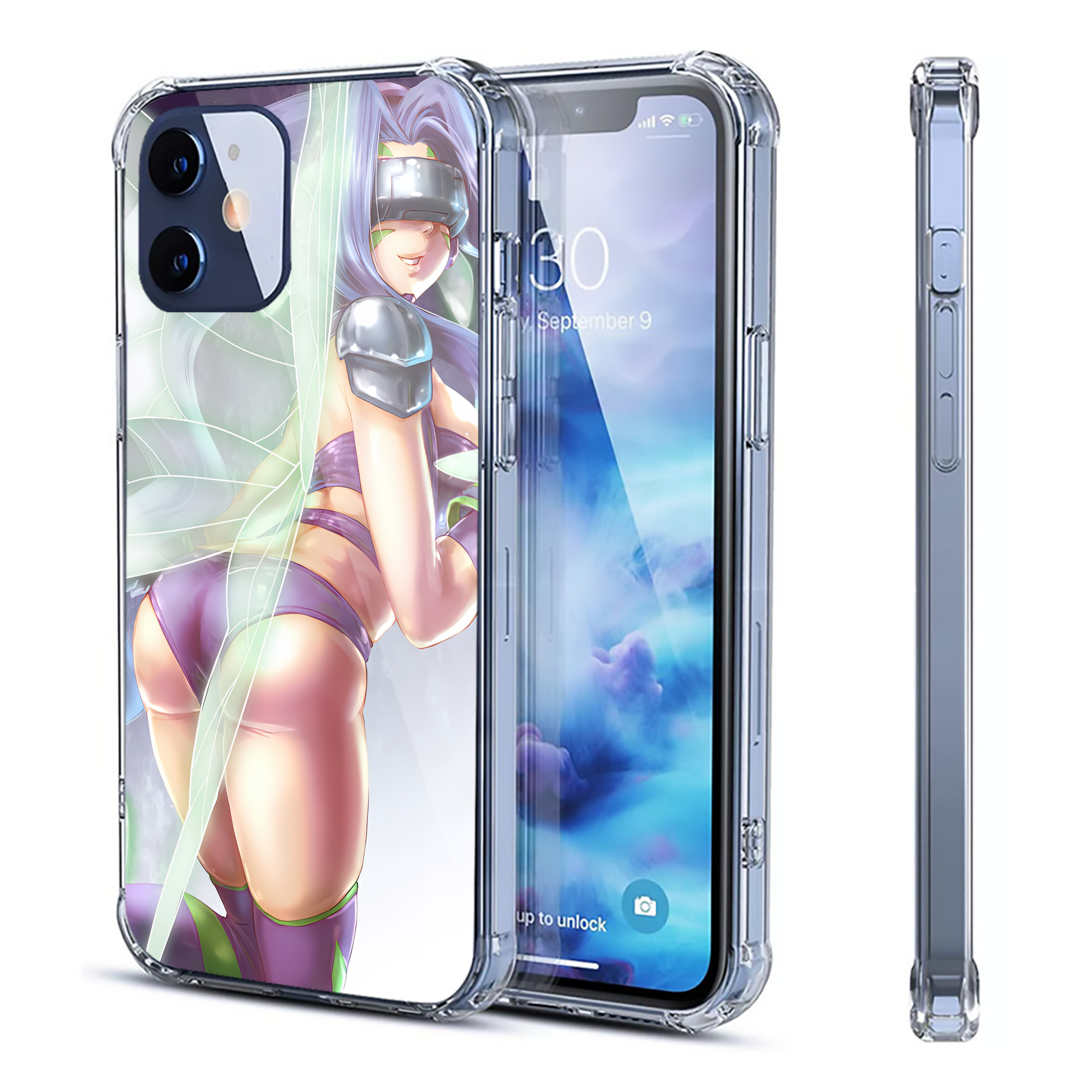 （画像用） Digimon デジタルモンスター/デジモン 【iPhone 12シリーズ対応】透明スマホケース（クリアソフトケース）